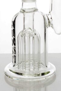 7" 6-arm diffuser glass water bong