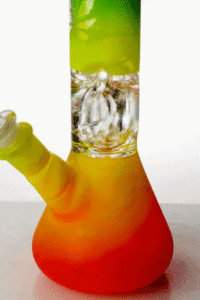 8" rasta dome percolator beaker water bong