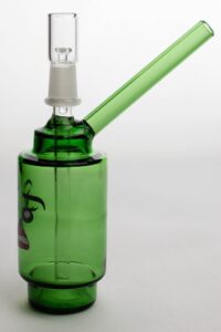 7" Lego head  2-in-1 glass water bubbler