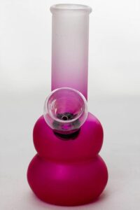 0b34425e-b4f9-47d9-a13e-2c4f00b11d2f 5" Two tone color glass water bong