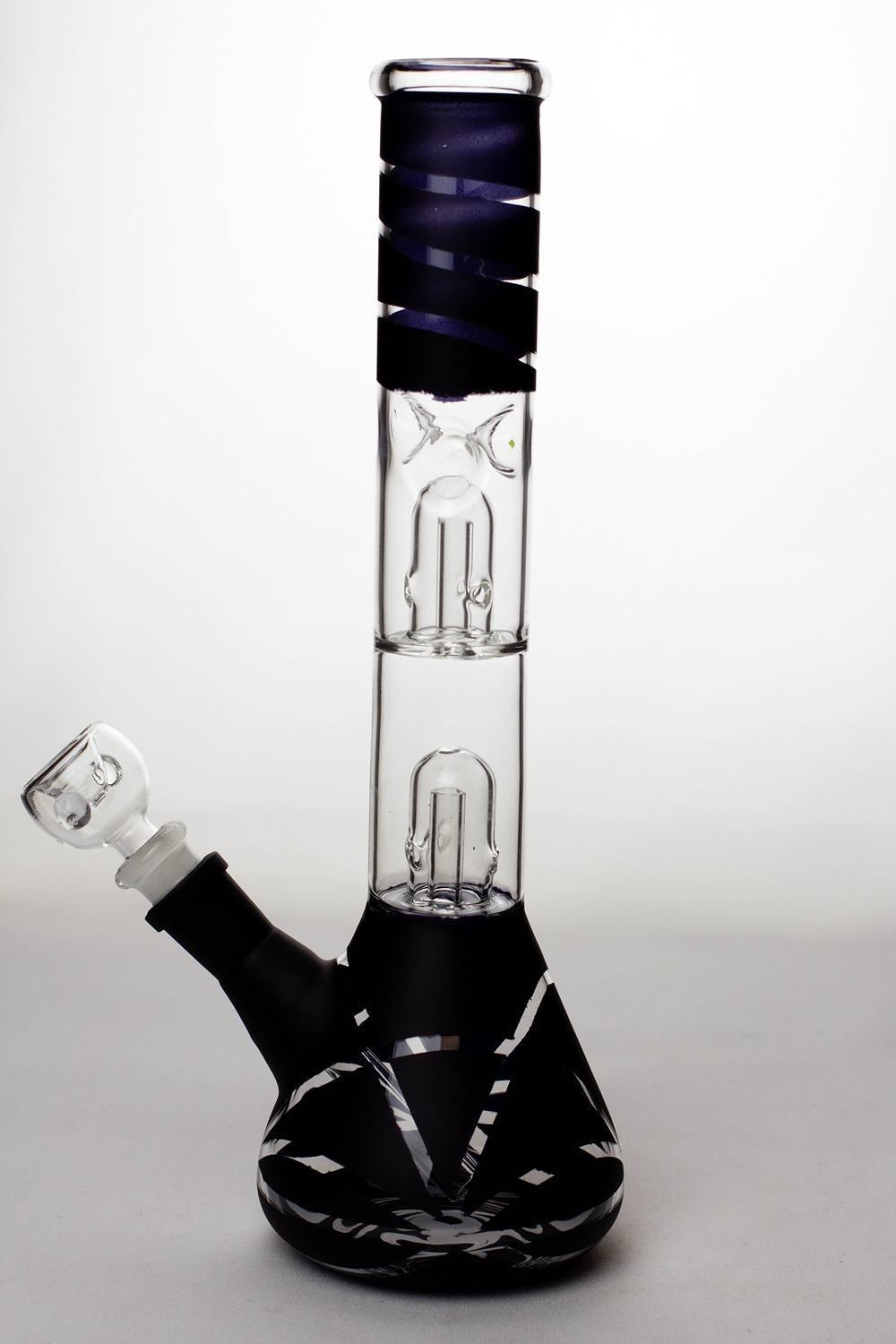 0eb69e39-a750-4fb8-a5c0-27e9753bb17e 12" Double Dome Perc Beaker Bong