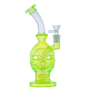 10" Faberge Egg Showerhead Perc Glass Bong