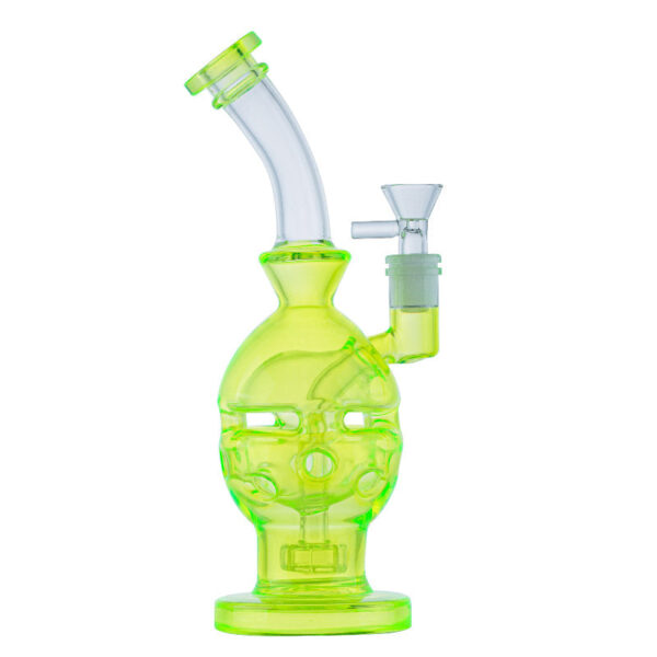 10" Faberge Egg Showerhead Perc Glass Bong