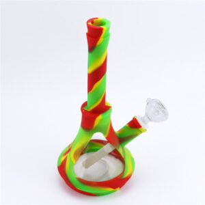 10" Silicone Glass Chamber Beaker Bong