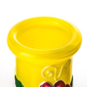 10YellowGlassBeakerBongPortableBongsForSaleFreeShipping_4 10" Yellow Glass Beaker Bong