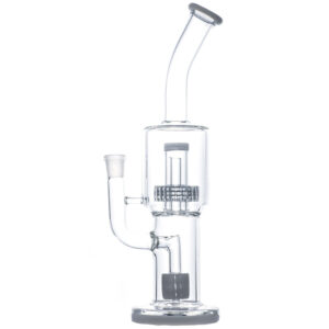 10" Double Matrix Perc Glass Bong