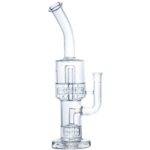 10" Double Matrix Perc Glass Bong