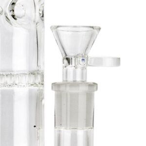 10" Straight Tube Honeycomb Perc Bong