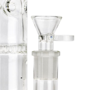 10" Straight Tube Honeycomb Perc Bong