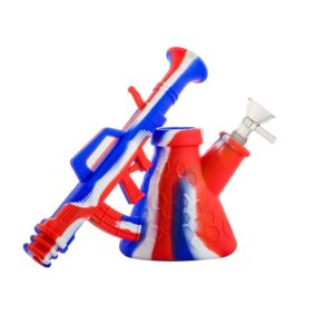11.4" 2-in-1 Silicone Gun Bong/Nectar Collector