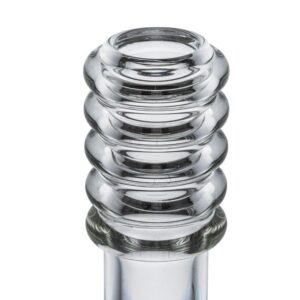 11" Gray Round Tree Prec Glass Bong