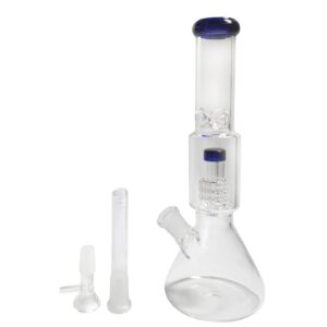 11" Matrix Perc Glass Beaker Bong