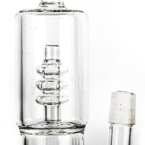11.8" Matrix Perc Clear Glass Bong