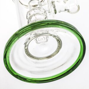 11.8" Matrix Perc Clear Glass Bong