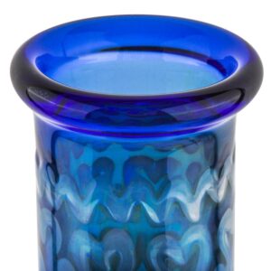 11SpiralPercBlueBeakerBongWaterPipesForSaleFreeShipping_2 11" Spiral Perc Blue Beaker Bong