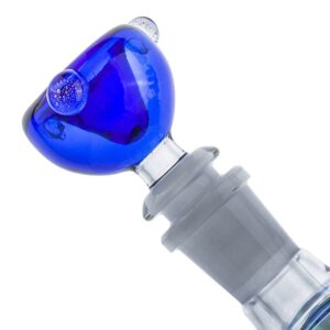 11SpiralPercBlueBeakerBongWaterPipesForSaleFreeShipping_5 11" Spiral Perc Blue Beaker Bong