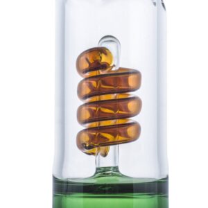 11SpiralPercGlassBeakerBongWaterPipesForSaleFreeShipping_2 11" Spiral Perc Glass Beaker Bong