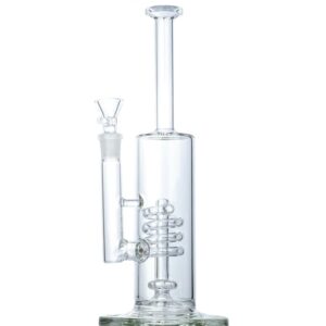 11" Spiral Perc Glass Bong