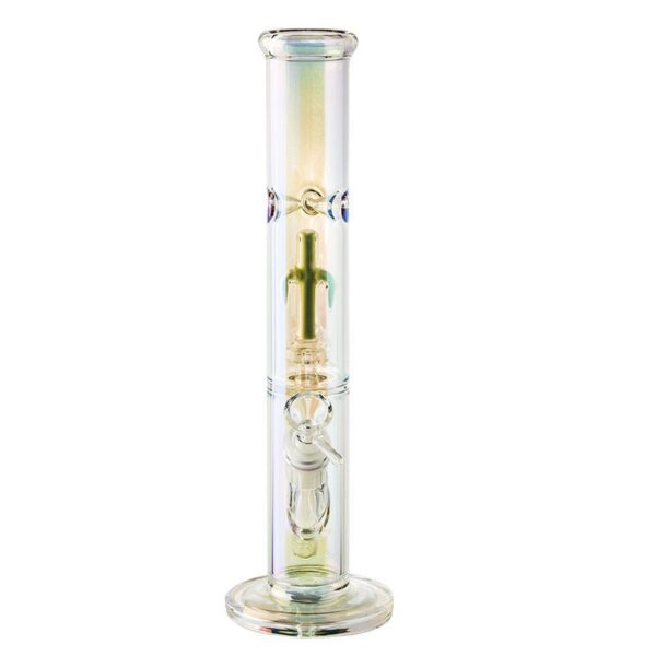 12.3" Glow-In-The-Dark Cactus Glass Bong