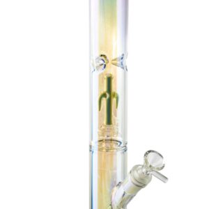 12.3" Glow-In-The-Dark Cactus Glass Bong