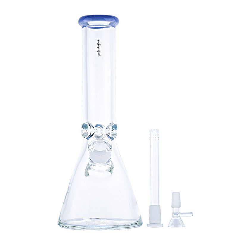 12.6ExtraThickWaterGlassBeakerBongForSaleFreeShipping_10 12.6" Extra Thick Glass Beaker Bong