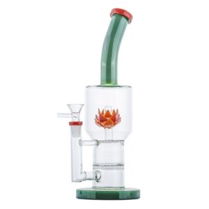 12" Lotus Honeycomb Perc Glass Bong
