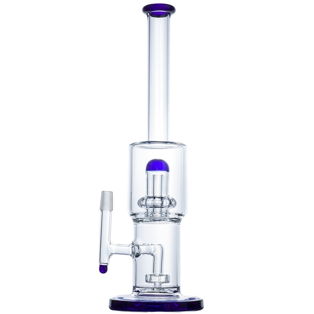 12_DiscUFO_Perc_Glass_Bong_-_Perc_Bongs_For_Sale_-_Best_Bongs_Under_100_-_Puffing_Bird_-_Online_Headshop_8 12" Disc/UFO Perc Glass Bong