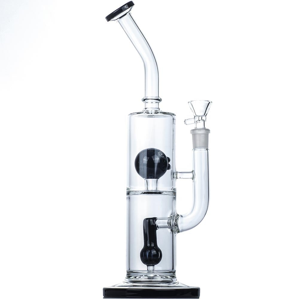 12_Inch_8_Ball_Perc_Glass_Bong_-_Glass_Bongs_For_Sale_-_Puffing_Bird_1 12" 8-Ball Perc Glass Bong