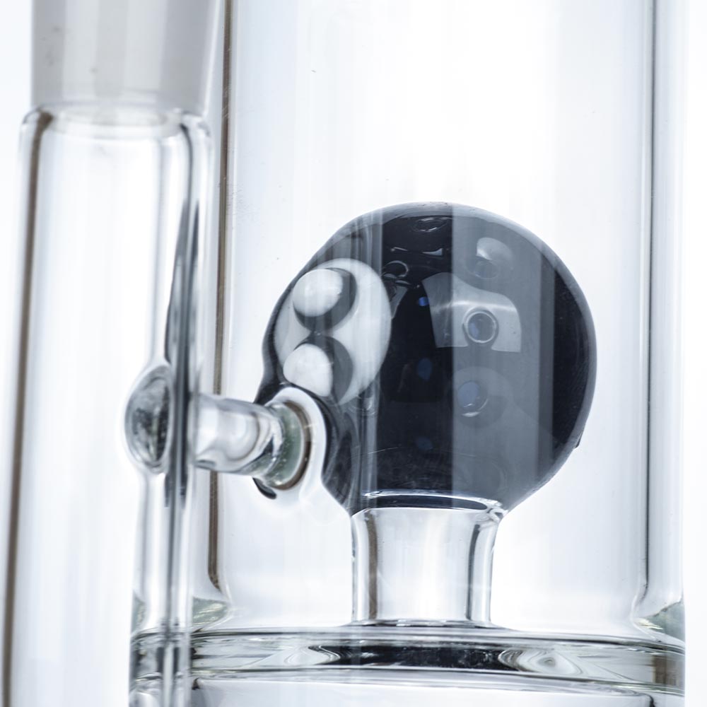 12_Inch_8_Ball_Perc_Glass_Bong_-_Glass_Bongs_For_Sale_-_Puffing_Bird_3 12" 8-Ball Perc Glass Bong