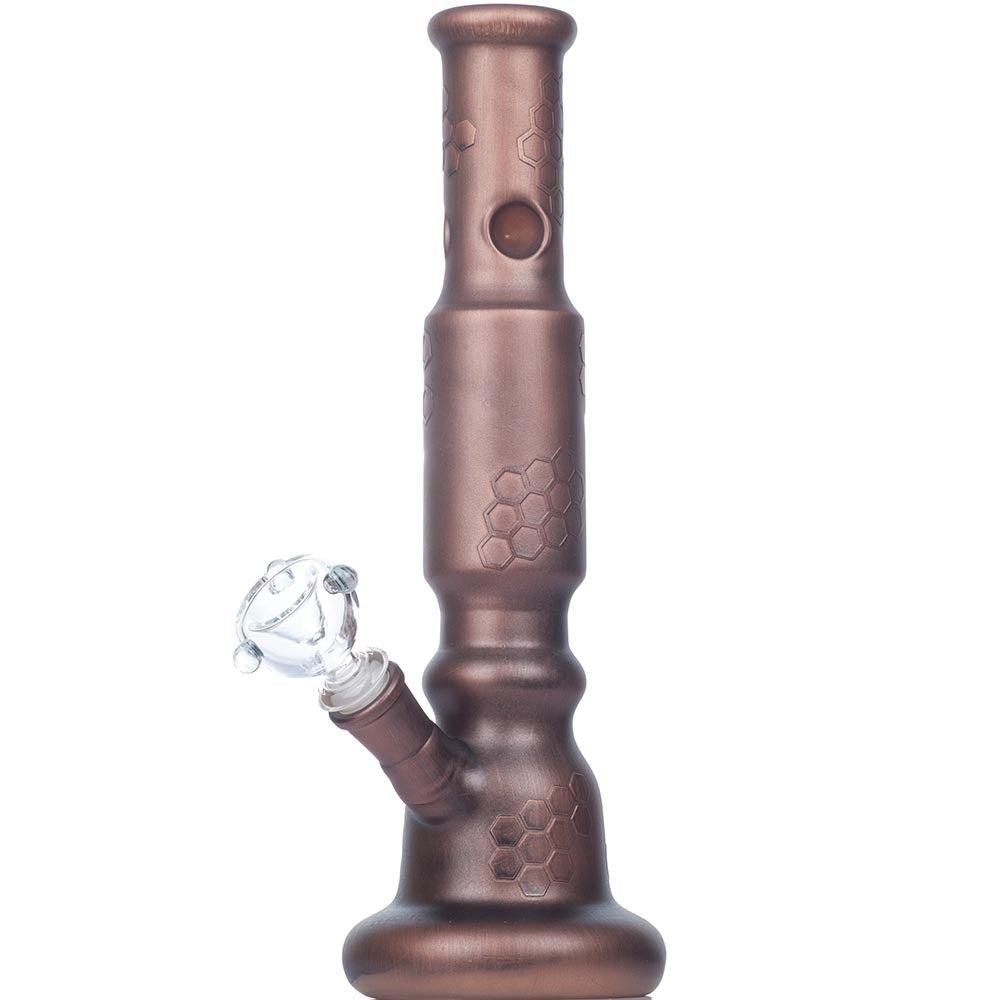 12_Inch_Bee_Hive_Glass_Bong_-_Beaker_Bongs_For_Sale_-_Puffing_Bird_4 12" Bee Hive Beaker Glass Bong