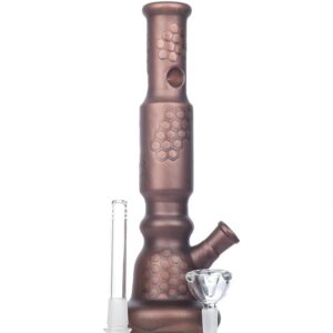 12_Inch_Bee_Hive_Glass_Bong_-_Beaker_Bongs_For_Sale_-_Puffing_Bird_6 12" Bee Hive Beaker Glass Bong