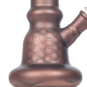 12_Inch_Bee_Hive_Glass_Bong_-_Beaker_Bongs_For_Sale_-_Puffing_Bird_7 12" Bee Hive Beaker Glass Bong