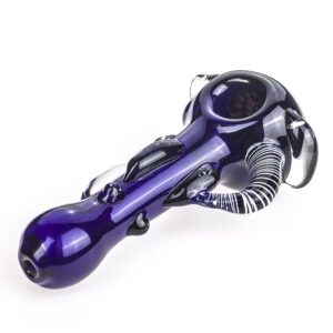 Fumed Honeycomb Glass Pipe with Horns