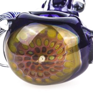 Fumed Honeycomb Glass Pipe with Horns