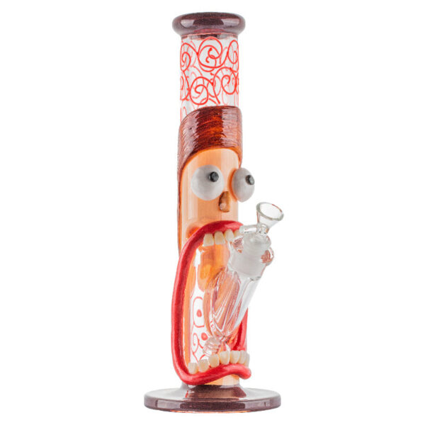 14" Glow-In-the-Dark Rick&Morty Glass Bong