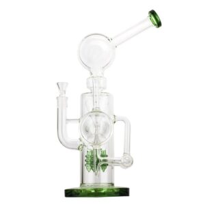 14" Gourd Perc w/ Multi Chamber Glass Bong