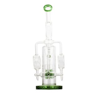 14" Gourd Perc w/ Multi Chamber Glass Bong
