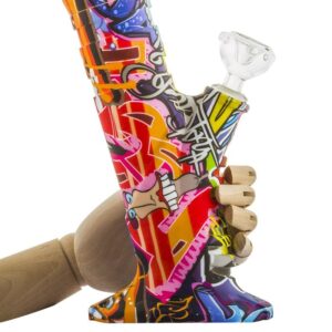 14" Graffiti Detachable Silicone Bong