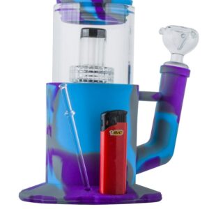 14" Showerhead Perc Silicone Bong