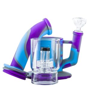 14" Showerhead Perc Silicone Bong