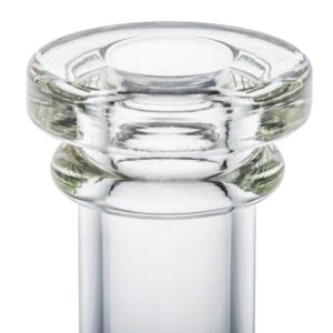 14" Straight Tube Inline Perc Glass Bong