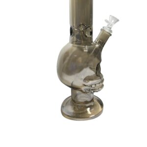15StraightSkullGlassBongWaterPipesForSaleFreeShipping_7 15" Straight Skull Glass Bong