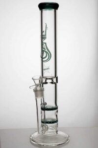 16580160-efa0-48c3-a971-bd54317a7085 15" double flat diffuser heavy glass water bong
