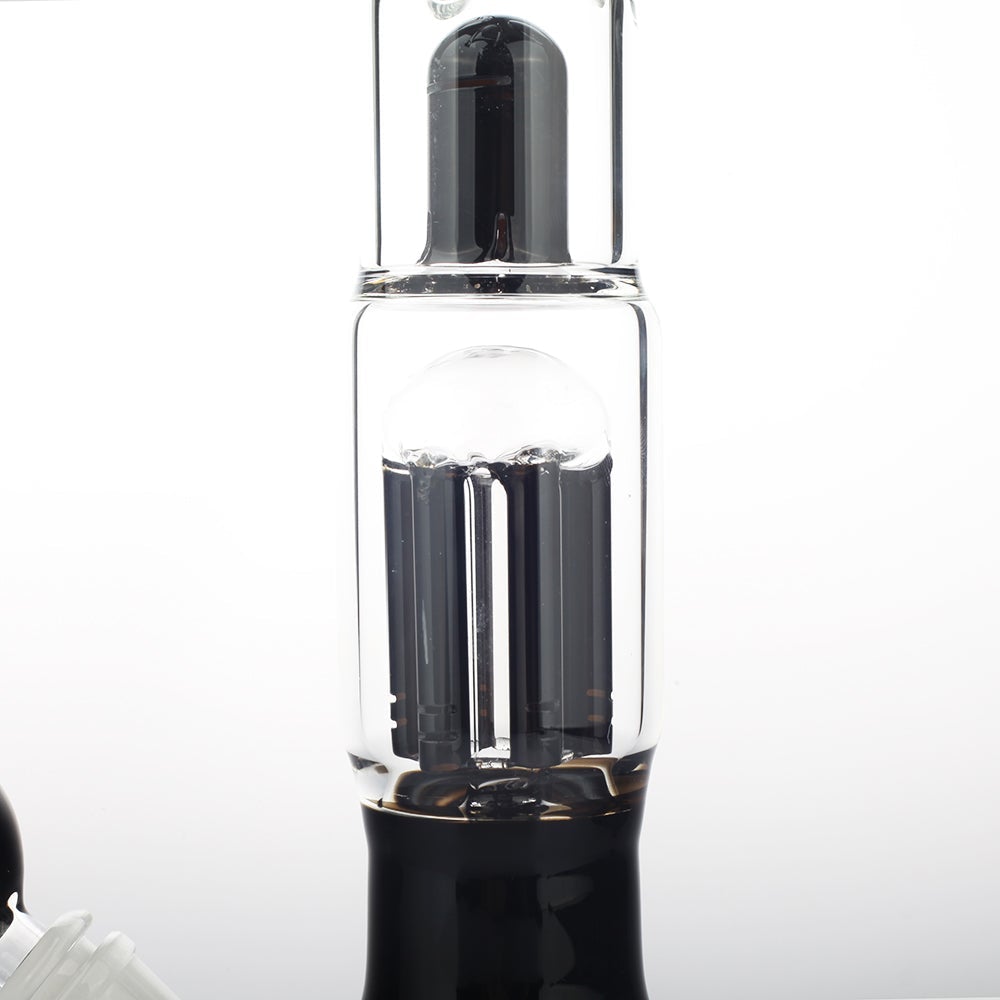 16_UFO_Tree_Double_Percolator_Beaker_Bong_Tree_Perc_Shot 16" UFO Tree Double Percolator Beaker Bong