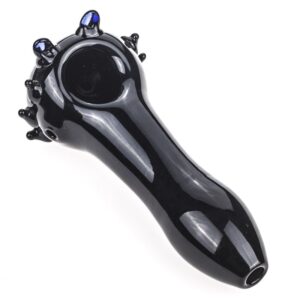 Black Glass Spoon Pipe