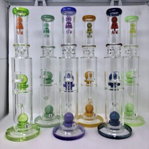 18" AFM Double UFO Ice Catcher Water Pipe