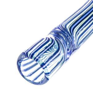 Blue Swirl One Hitter Glass Pipe