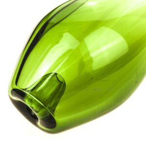 Clear Green Sherlock Glass Pipe