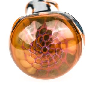 Honeycomb Glass Pipe w/ Ripple Pattern