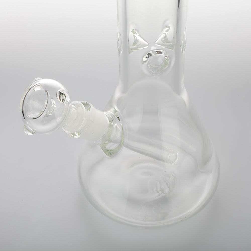 18_Extra_Thick_Clear_Glass_Beaker_Bong_Puffing_Bird_Best_Online_Headshop_Bong_Bowl_Downstem_view 18" Extra Thick Clear Glass Beaker Bong